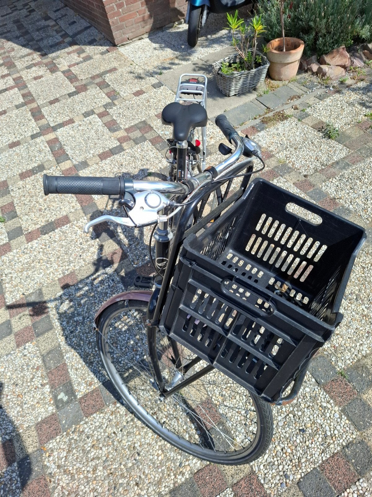 Giant Blazer damesfiets met voordrager e mand, Ophalen, Gebruikt, Velgrem, Versnellingen