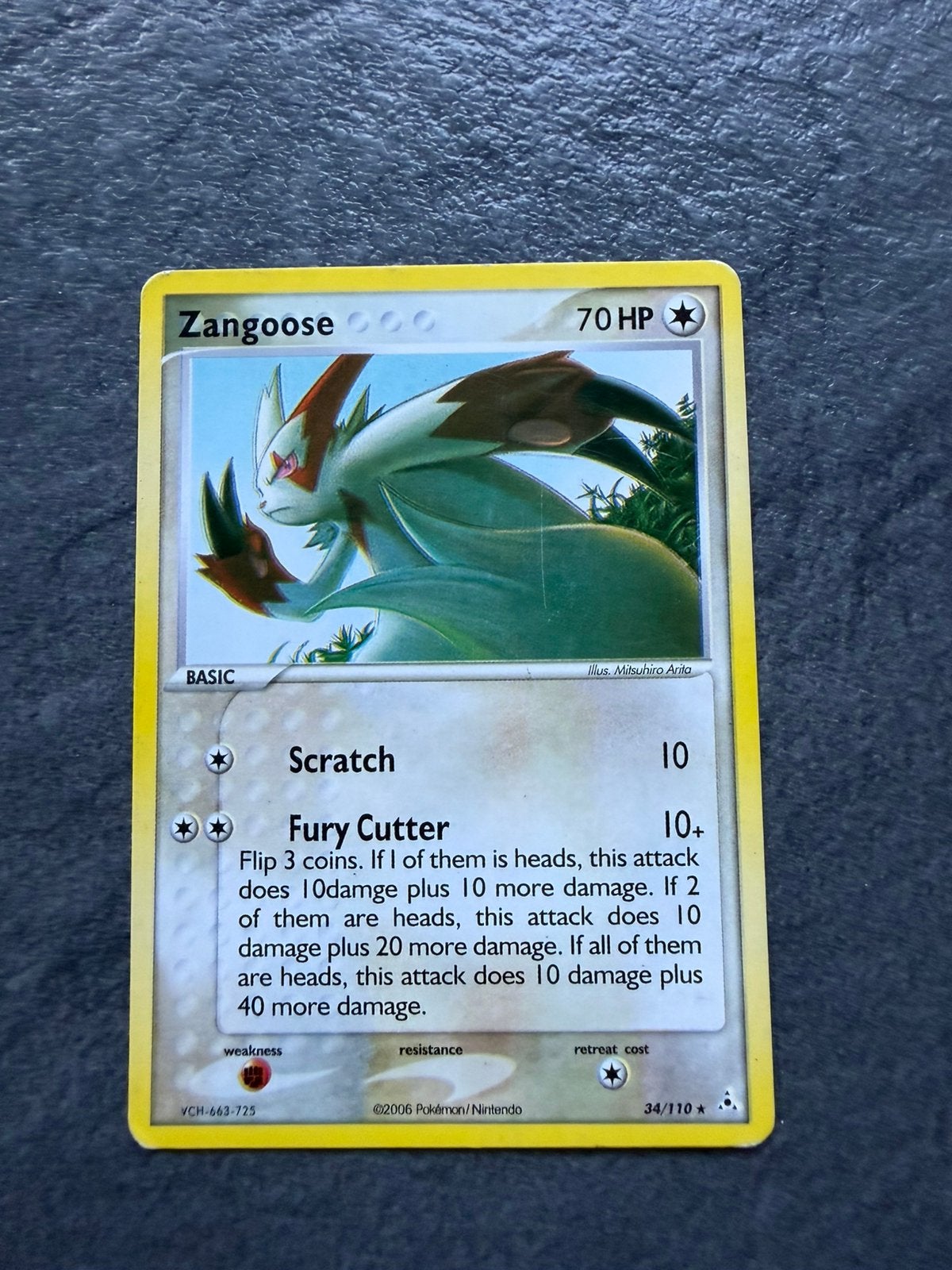 Zangoose, Ophalen of Verzenden, Zo goed als nieuw