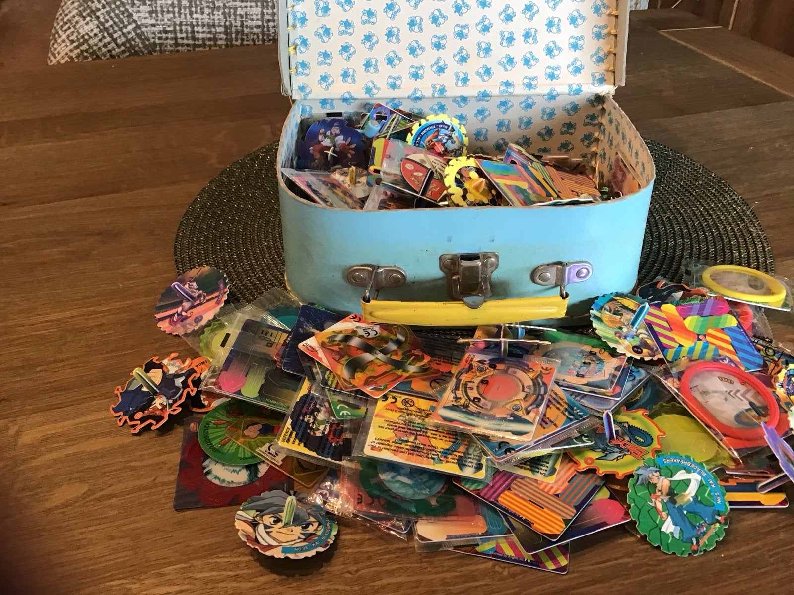 Grote verzameling Flippo's,Tazo’s, Spinners, chaps., Ophalen, Gebruikt