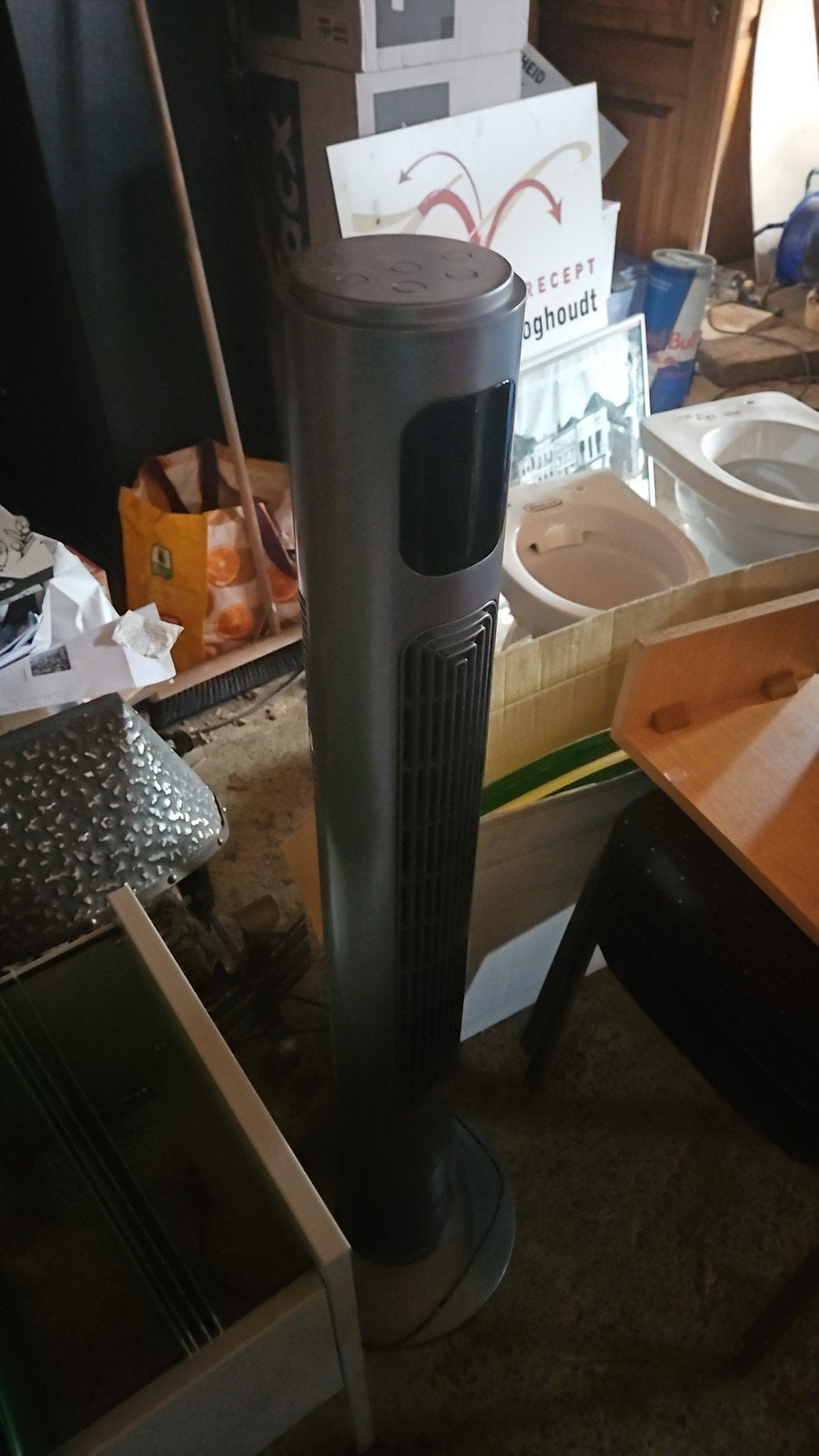 Ventilator blower, Ophalen