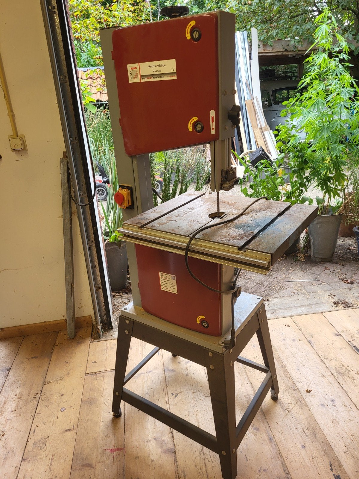 Holzmann HBS 300J Lintzaag - Krachtige Zaagmachine, Ophalen, Gebruikt, 70 mm of meer, 600 tot 1200 watt