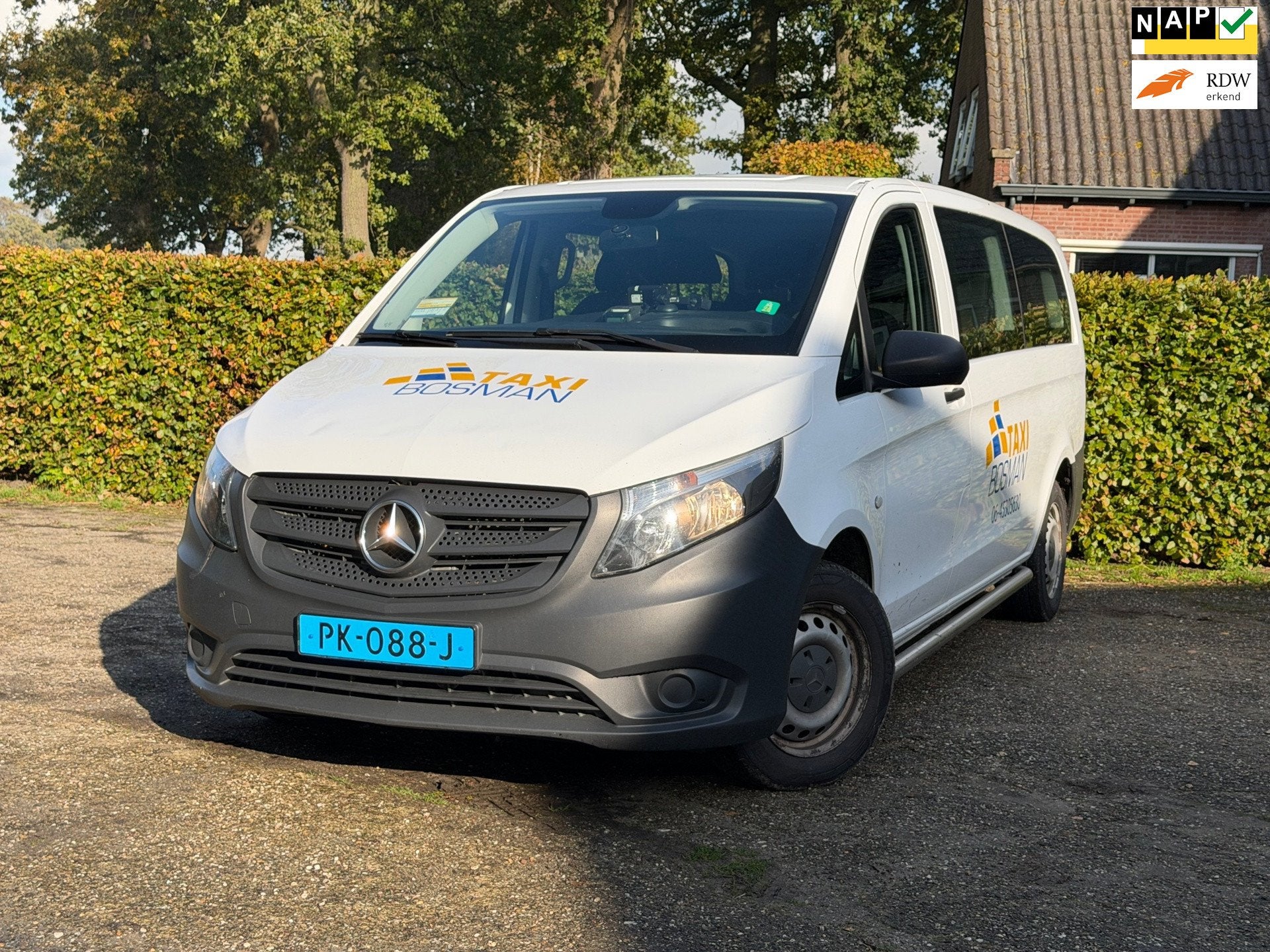 Mercedes-Benz Vito Tourer 109 BlueTEC Base Extra Lang, Auto's, Voorwielaandrijving, Gebruikt, 255 €/maand, Wit