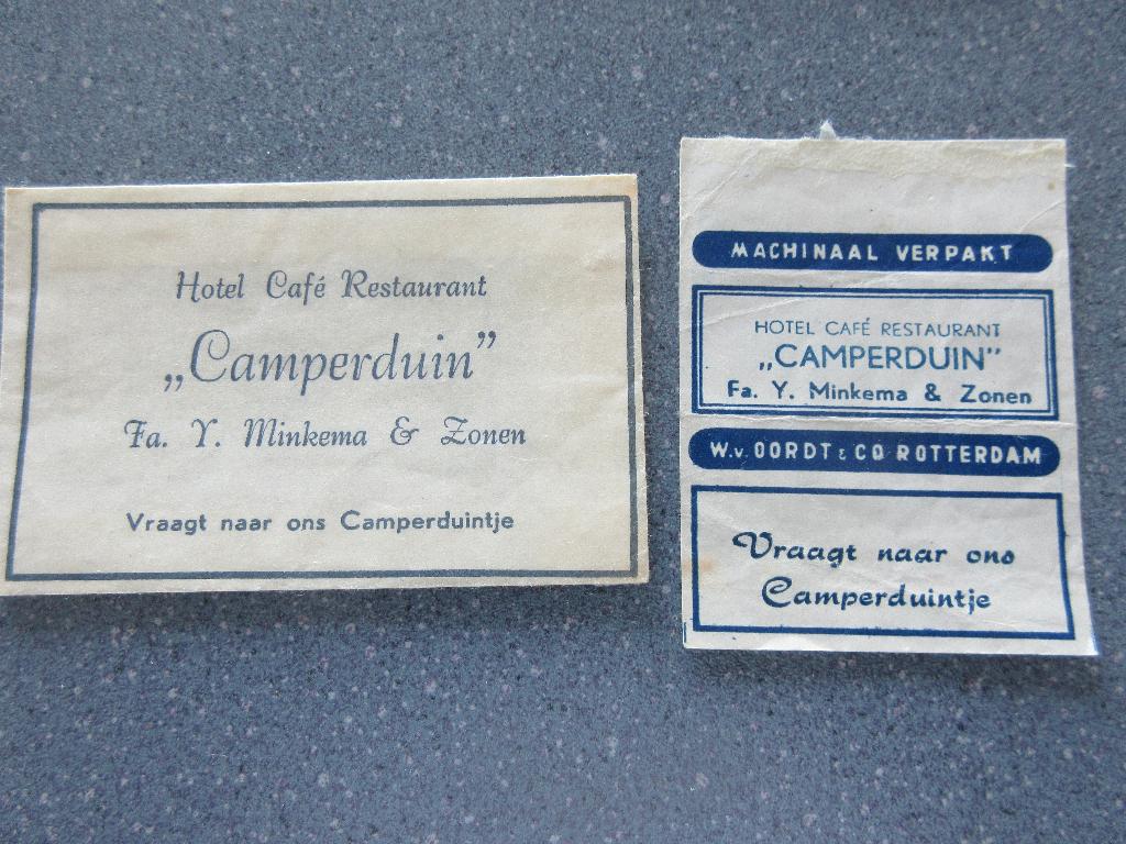 2x Camperduin, hotel-café-rest. Camperduin, Verzenden, Nederland