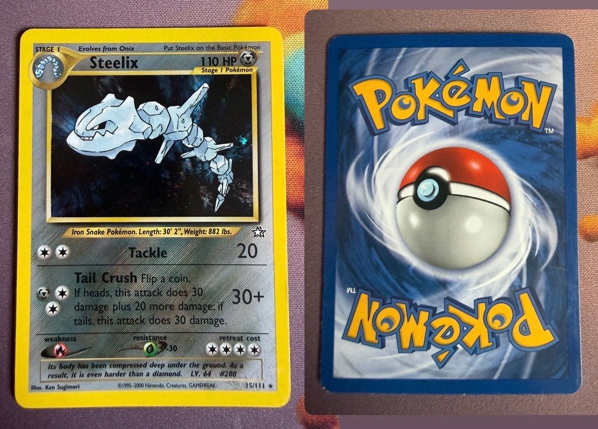 Pokémon Kaart Steelix 110 HP Stage 1 (15/111), Ophalen of Verzenden, Gebruikt, Losse kaart