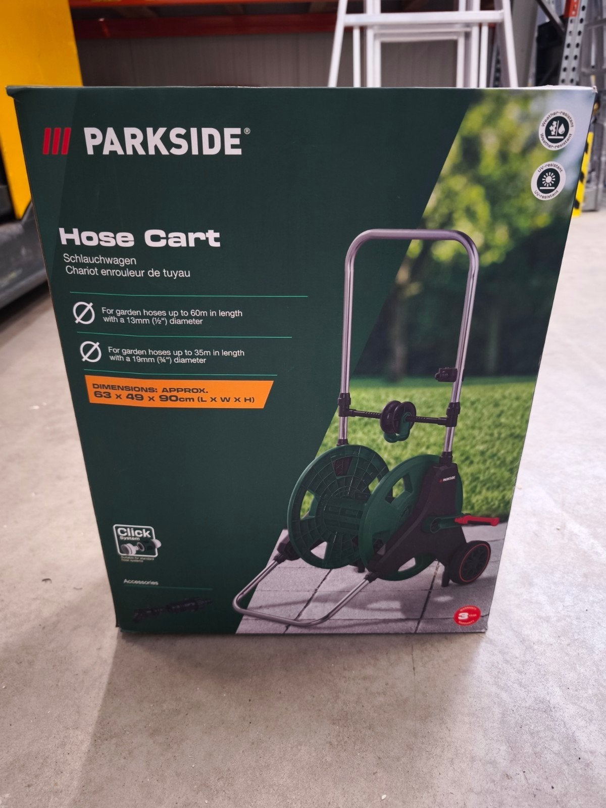 Parkside Tuinslanghaspel - Nieuw in doos, Tuin en Terras, Tuinslangen, Ophalen of Verzenden, Nieuw, Tuinslanghaspel