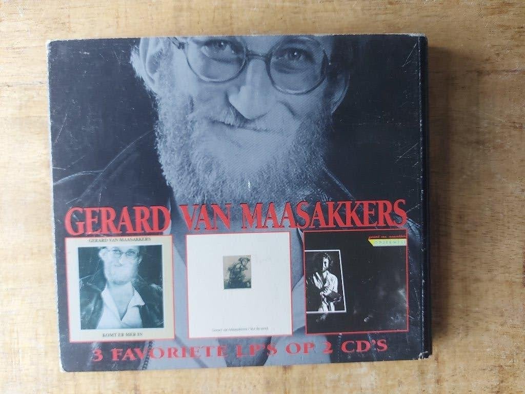2 CD Gerard van Maasakkers – 3 Favoriete LP's Op 2 CD's, Ophalen of Verzenden, Zo goed als nieuw, Levenslied of Smartlap