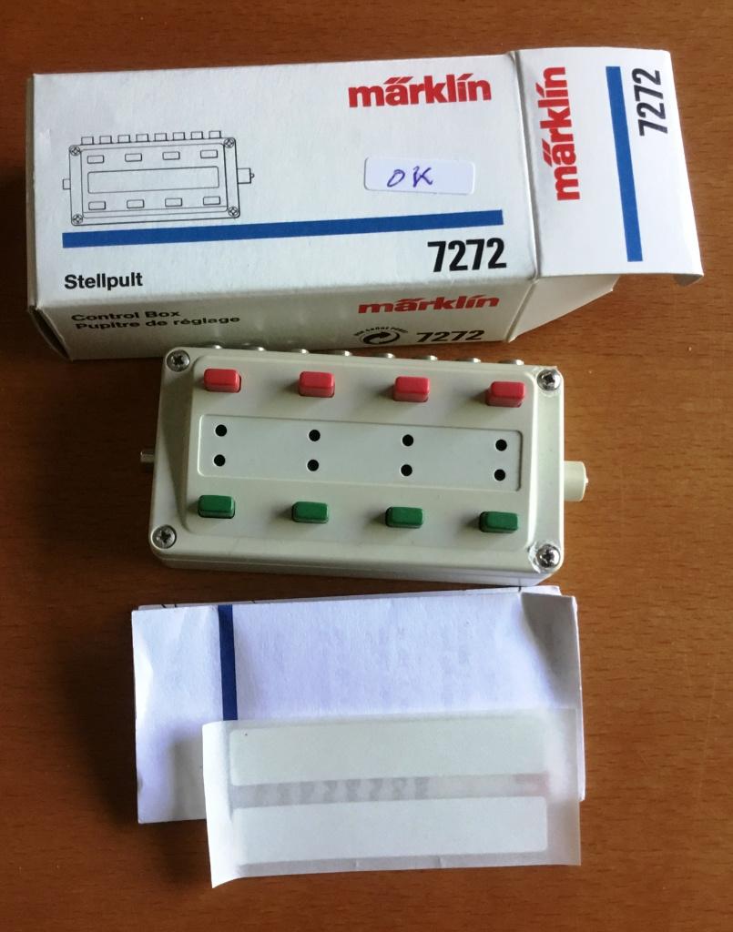MäRKLIN H0 # 7272 Seinplaat met beschrijving in OVP, Wisselstroom, Overige typen, Ophalen of Verzenden, Zo goed als nieuw