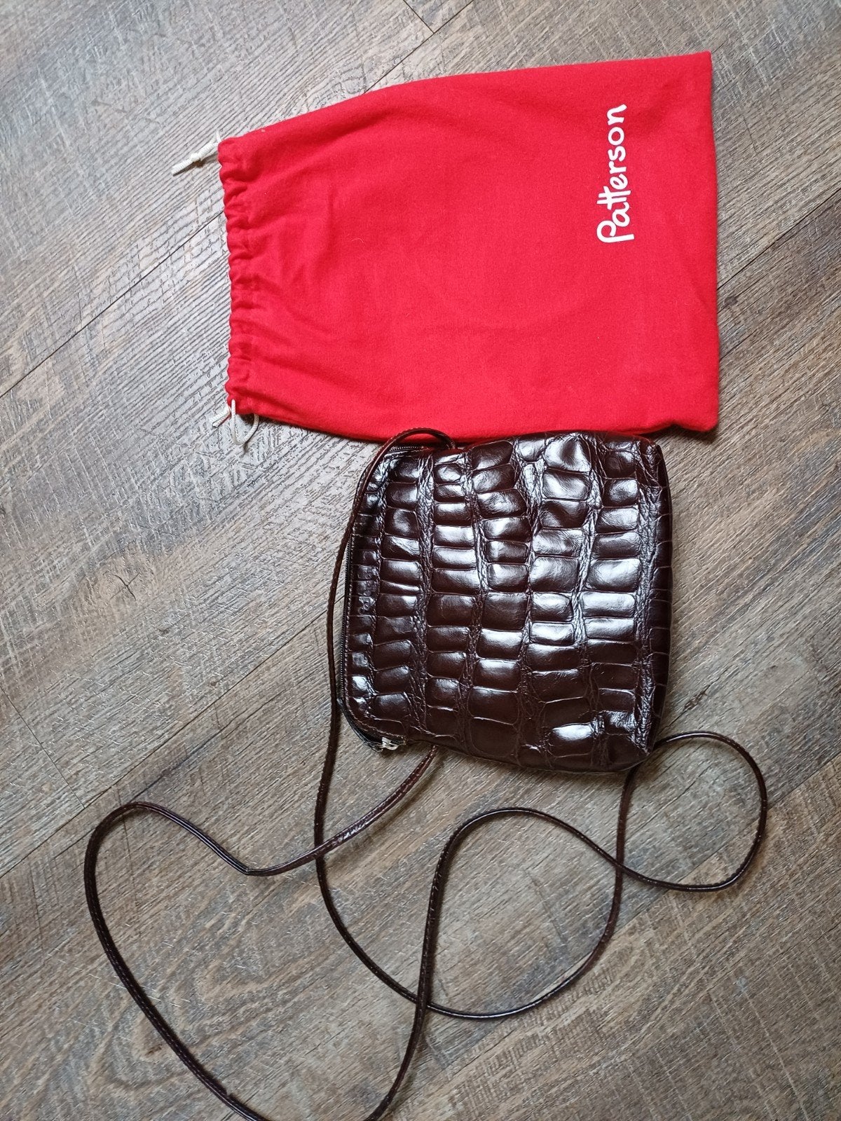 Patterson Bruin Schoudertasje nieuw, Sieraden, Tassen en Uiterlijk, Ophalen of Verzenden, Nieuw, Bruin, Schoudertasje