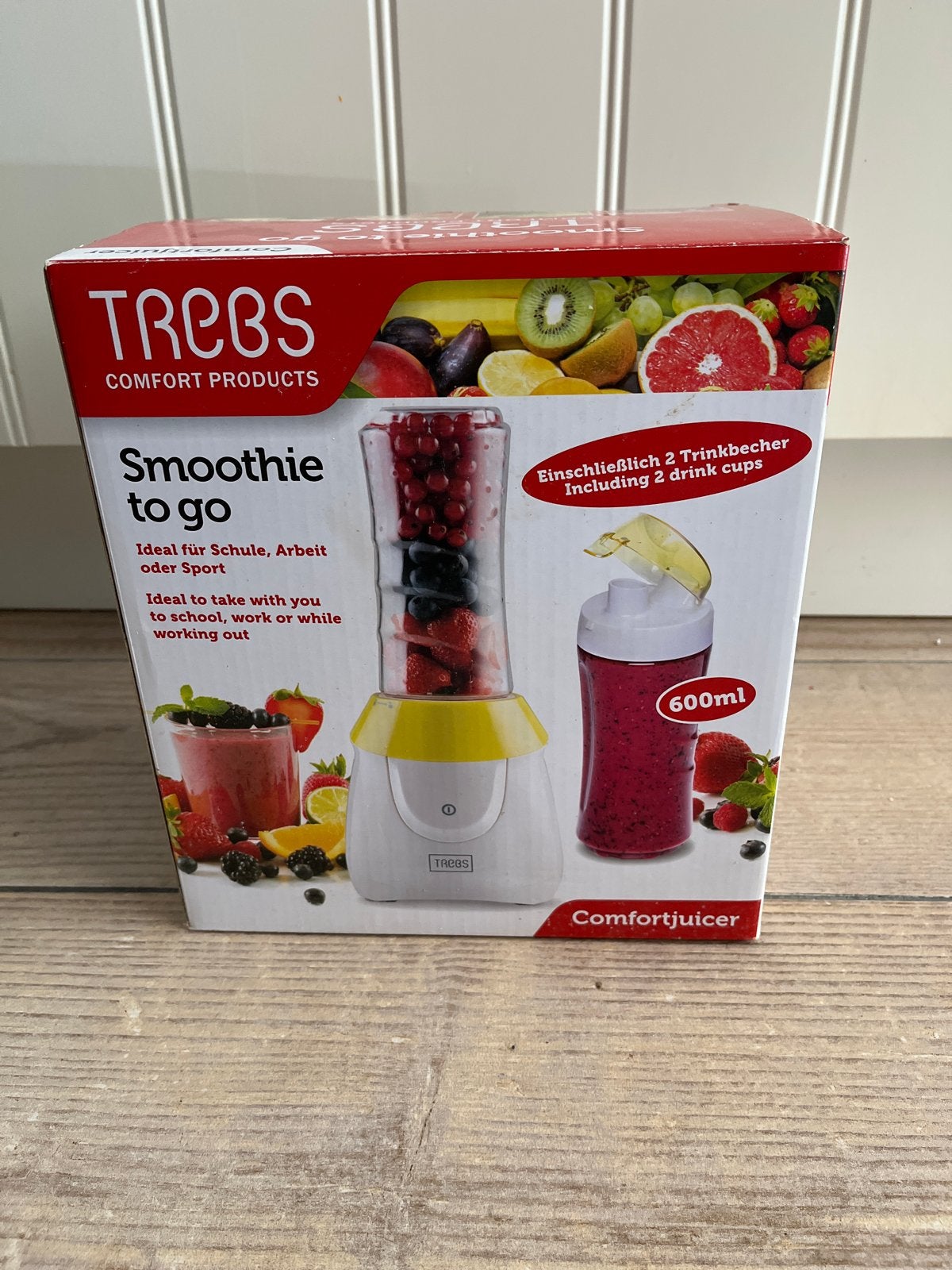 Trebs Smoothie to go - Nieuw in doos, Witgoed en Apparatuur, Blenders, Ophalen of Verzenden, Nieuw, Blender to go