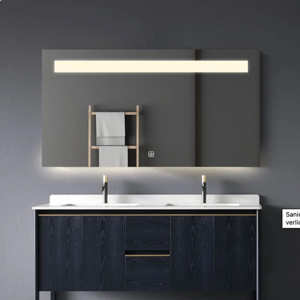 Badkamerspiegel DIMBAAR 80x70 (bxh) SPIEGELVERWARMING, Ophalen, Nieuw, 75 tot 100 cm, Minder dan 100 cm