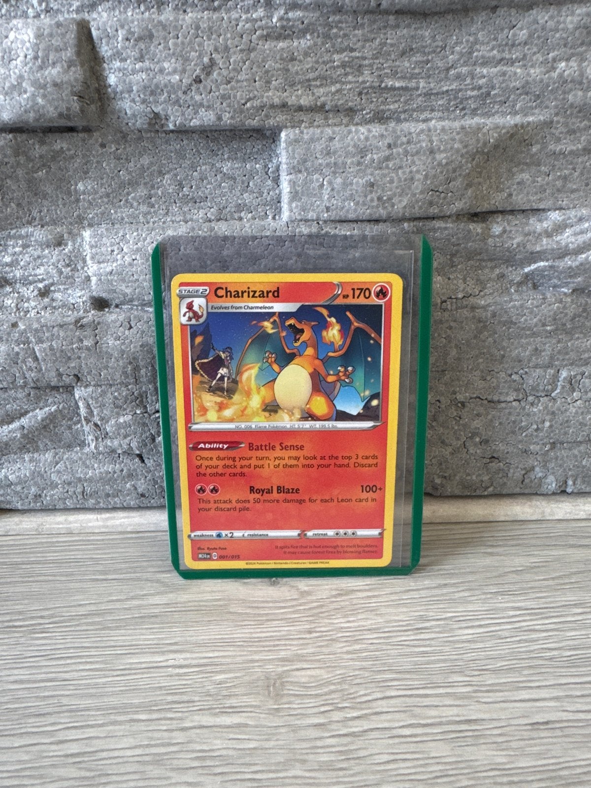 Pokémon Kaart Charizard 170 HP, Ophalen, Zo goed als nieuw, Losse kaart