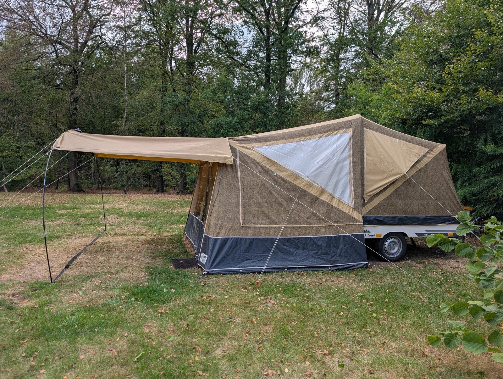 Vouwwagen Settler Gerjak Tago, Caravans en Kamperen, Overige merken, Overige kleuren, Ophalen of Verzenden, Aanwezig