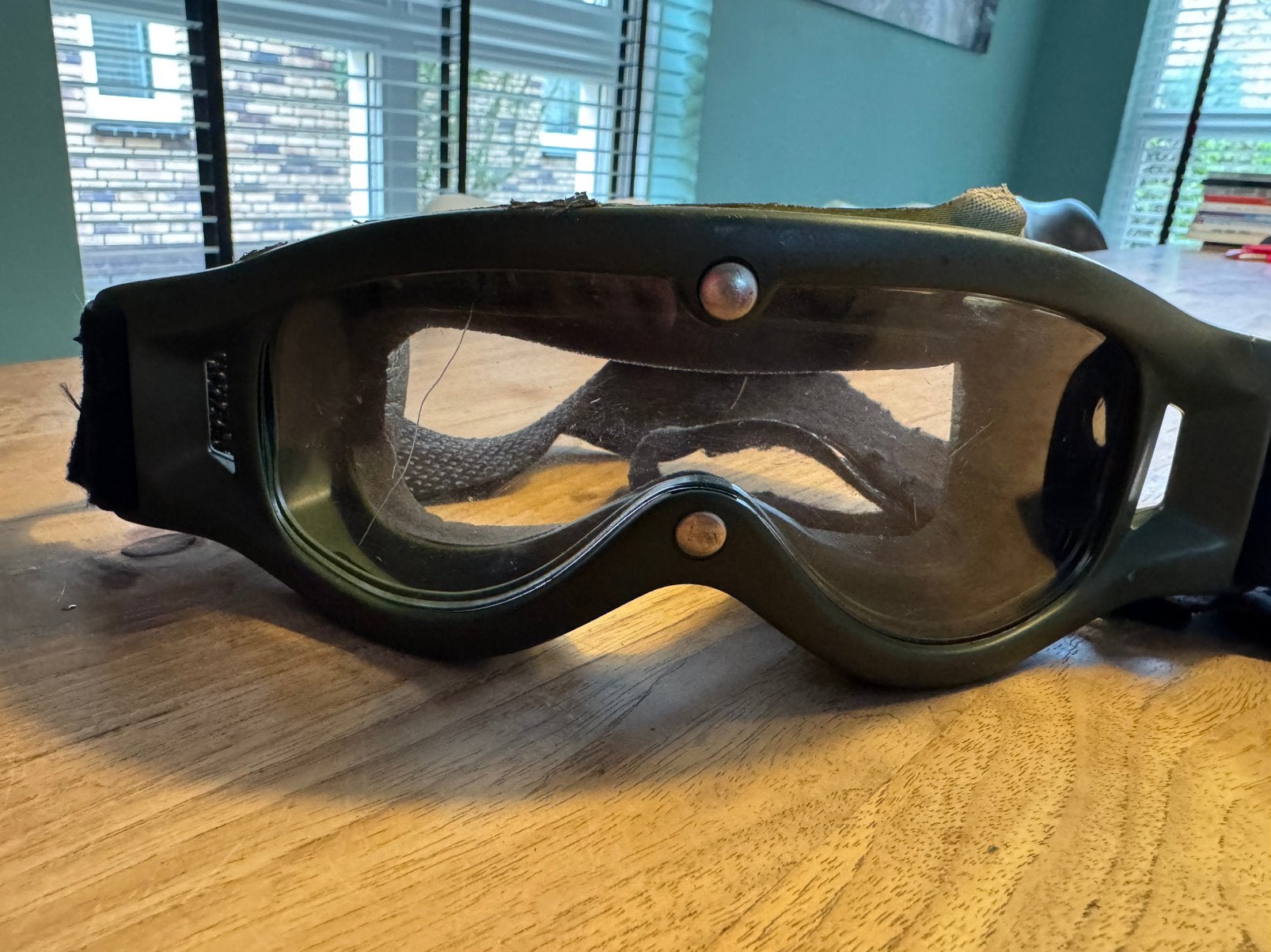 Originele Defensie Stofbril – Legergroen (Vintage Goggle), Ophalen of Verzenden, Landmacht, Nederland