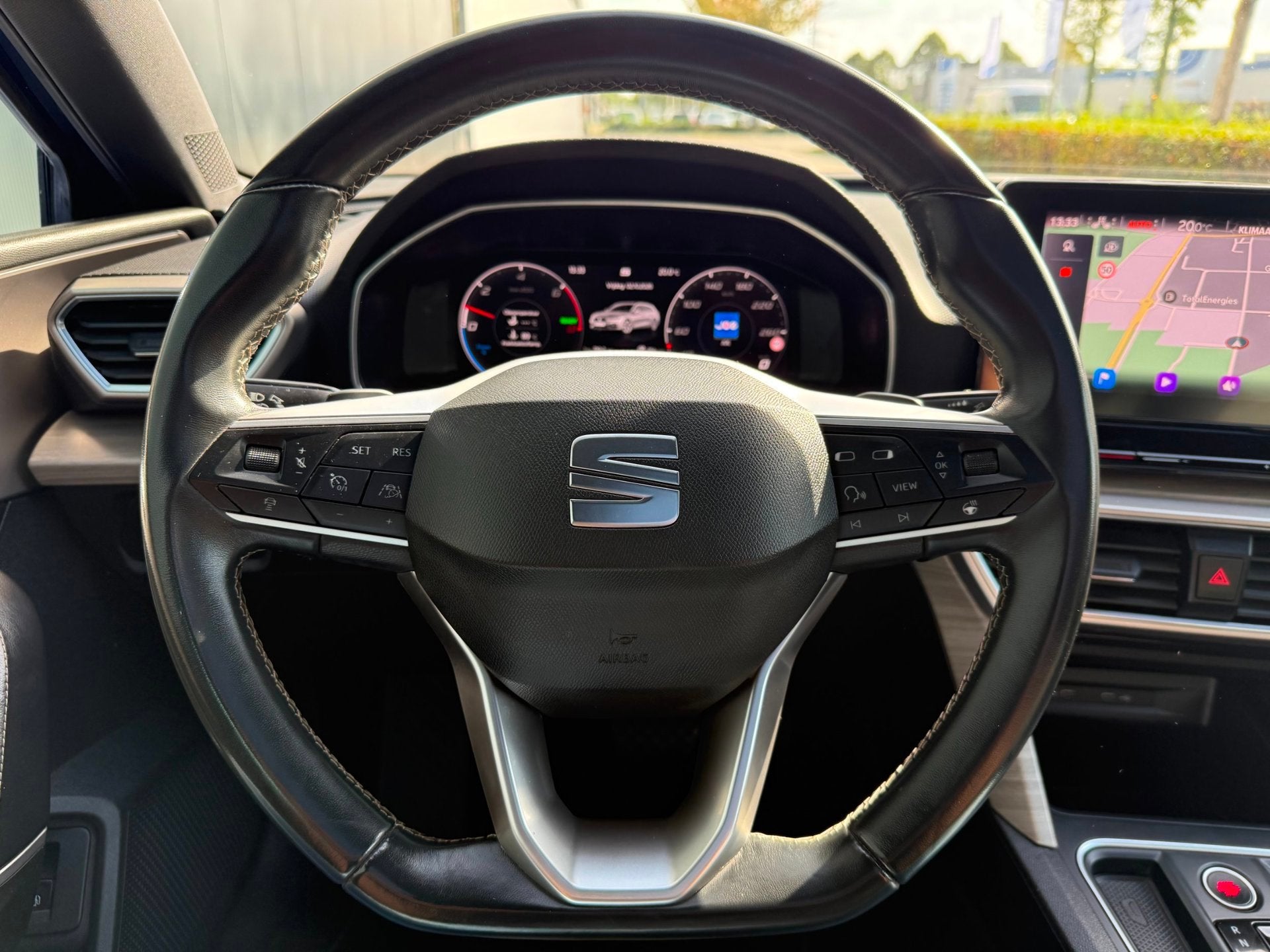 Seat Leon Sportstourer 1.4 TSI eHybrid PHEV FR Airco Cruise, Auto's, Dealer onderhouden, Gebruikt, 4 cilinders, 150 pk