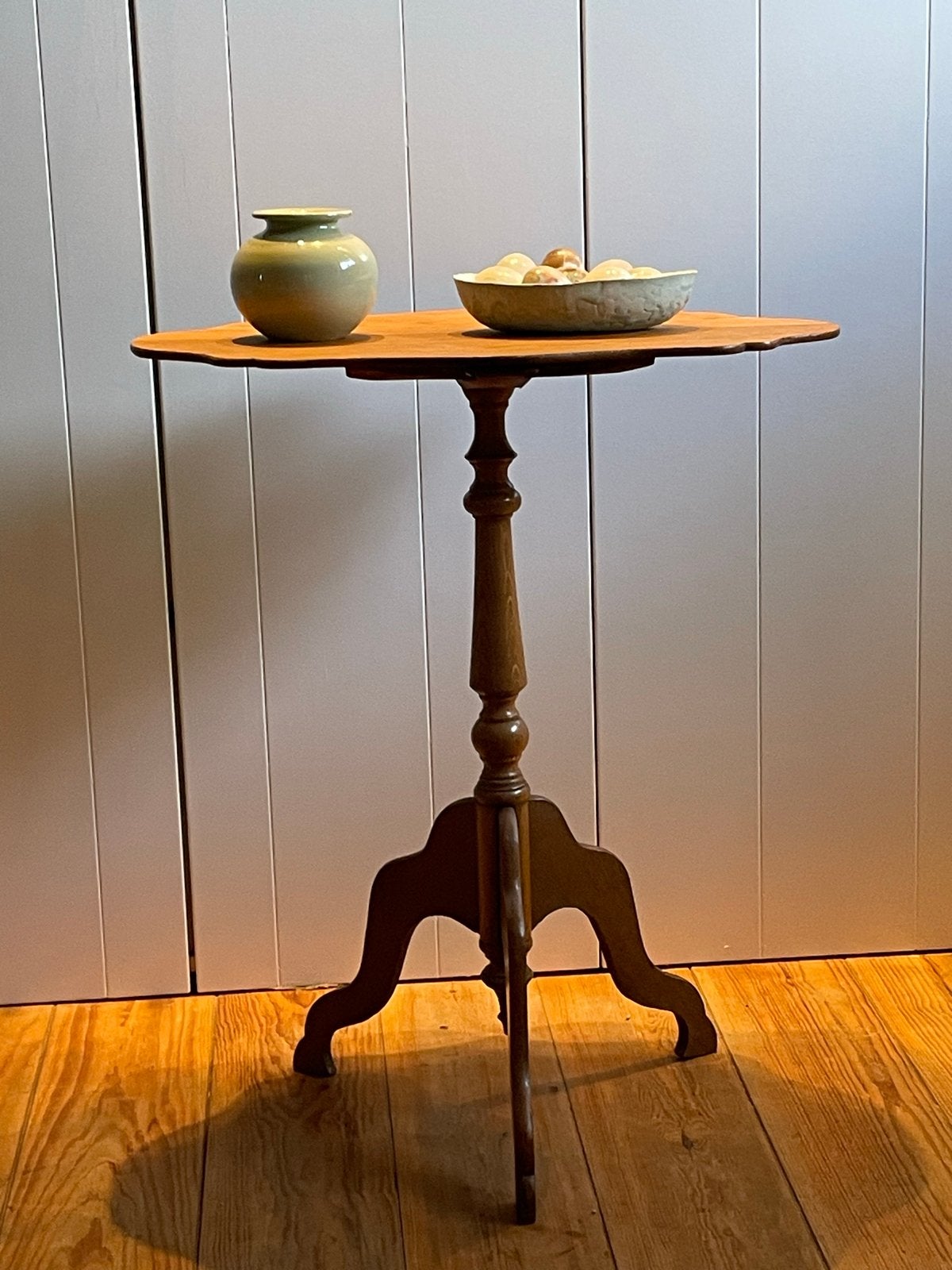 Antieke Biedermeier Bijzettafel - Eikenhout, 19e Eeuw, Antiek en Kunst, Antiek | Meubels | Tafels, Ophalen