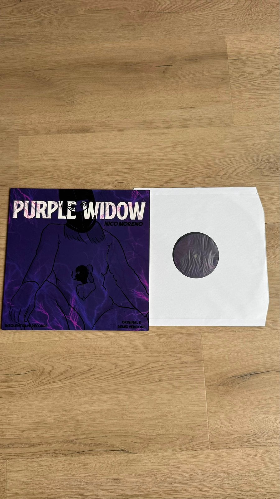 Purple Widow - Nico Moreno (EP), Cd's en Dvd's, Vinyl | Dance en House, Gesigneerd, Ophalen of Verzenden, Zo goed als nieuw, Techno