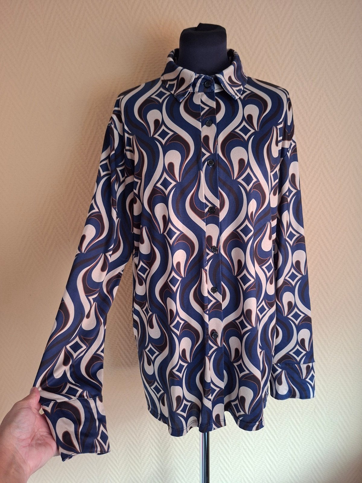 Prachtige Blouse van Iz Naiz! Maat XL, Meerkleurig, Maat 46/48 (XL) of groter, Iz Naiz, Ophalen of Verzenden
