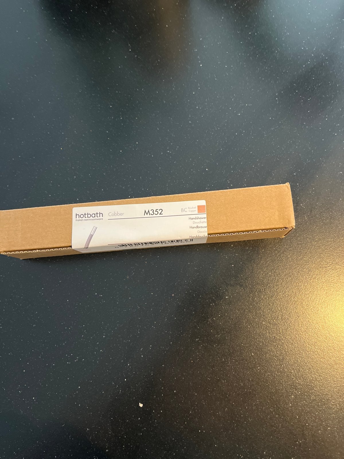 Hotbath Cobber Handdouche Geborsteld Koper Zwart Nieuw, Ophalen, Nieuw, Zwart, Overige typen