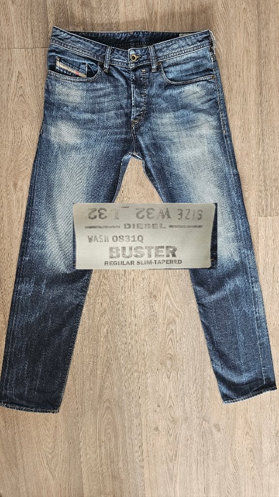 Diesel BUSTER W32 L32 * 32x32 - tapered - #D954, Kleding | Heren, Diesel, Blauw, Info@bjb.com, Diesel