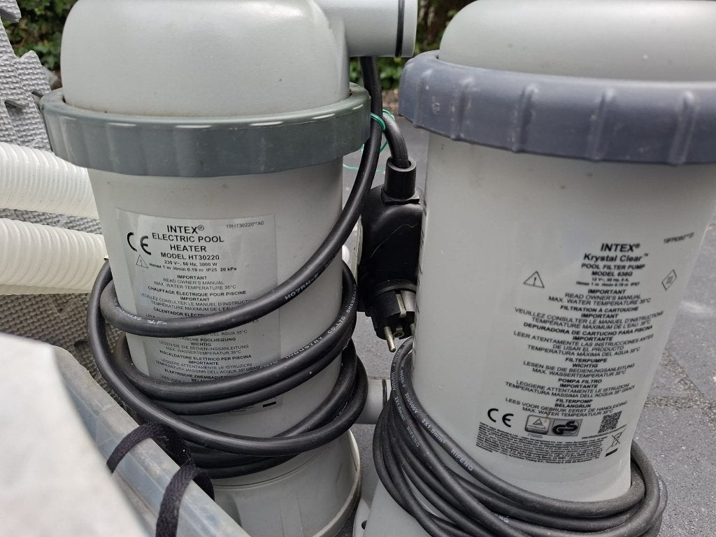 Intex Electric Pool Heater + Intex Krystal Clear Pump, Tuin en Terras, Zwembad-toebehoren, Ophalen, Gebruikt, Verwarming