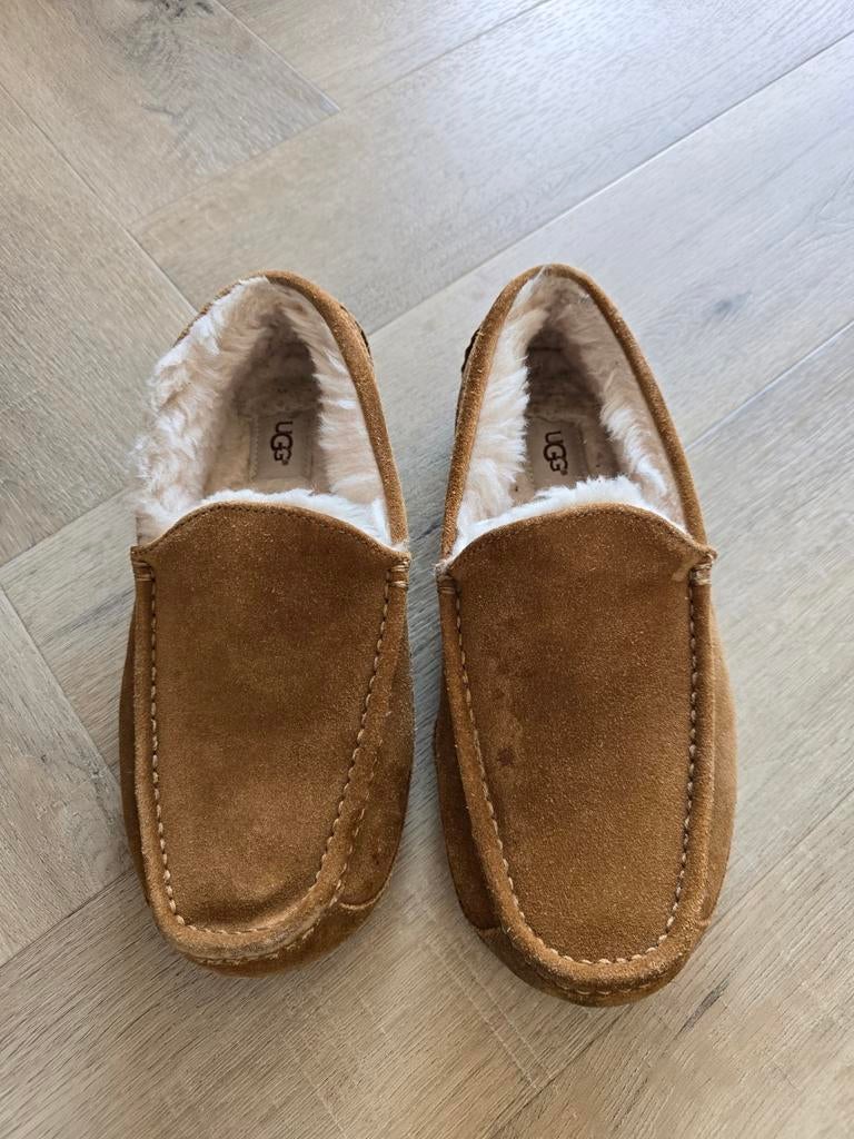 Ugg heren pantoffels maat 41 cognac, Bruin, Ophalen of Verzenden, Pantoffels of Sloffen, Ugg