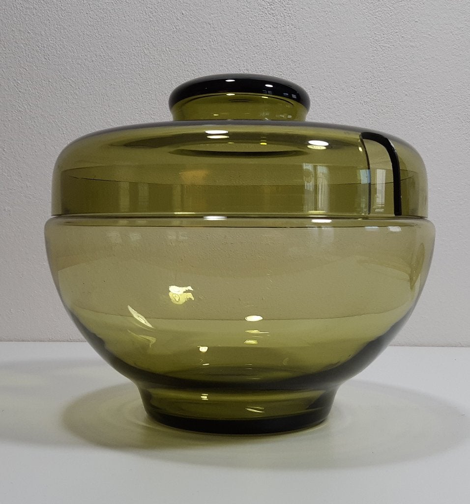 GLAZEN BOWLSCHAAL A.D. COPIER, Antiek en Kunst, Ophalen of Verzenden