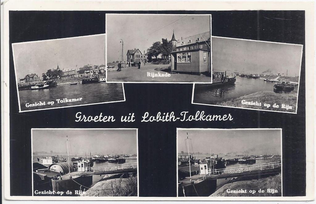 Lobith Tolkamer Oude Gelopen Ansichtkaart ( B466 ), Ophalen of Verzenden, 1960 tot 1980, Gelopen
