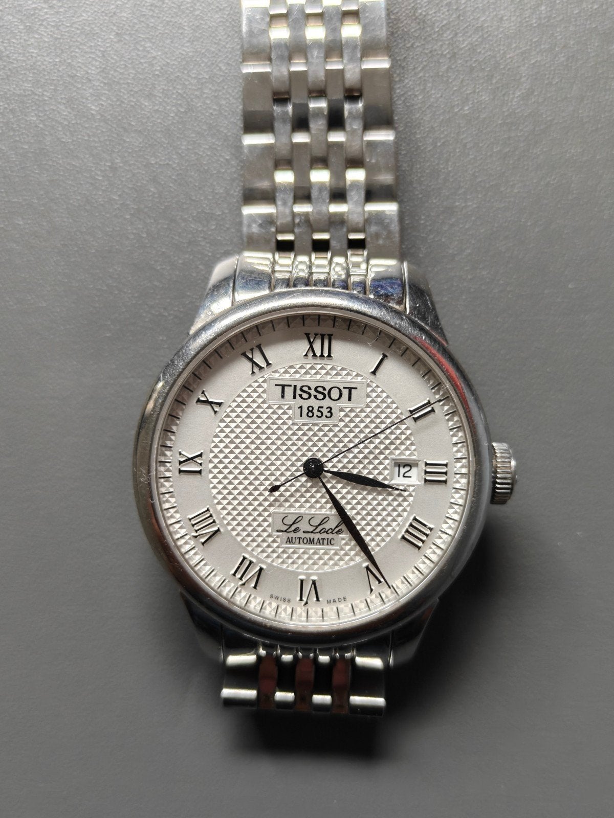 TISSOT LE LOCLE Automatisch Herenhorloge - Goede staat, Sieraden, Tassen en Uiterlijk, Horloges | Heren, Overige merken, Staal