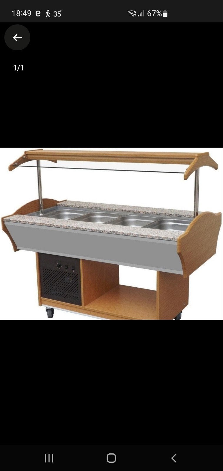koud buffet, Ophalen