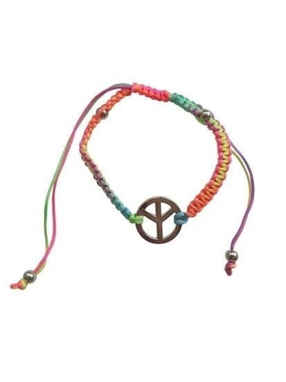 Armband peace - Rainbow, Overige materialen, Overige kleuren, Info@medase.nl, Medase