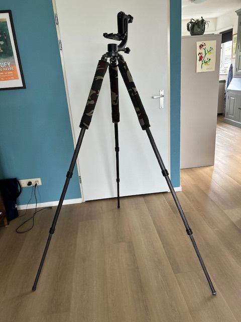 GITZO3541LS carbon 6x + Gimbal Wimberley MKII (WH-200), Ophalen, Gebruikt, Driepoot, Minder dan 150 cm