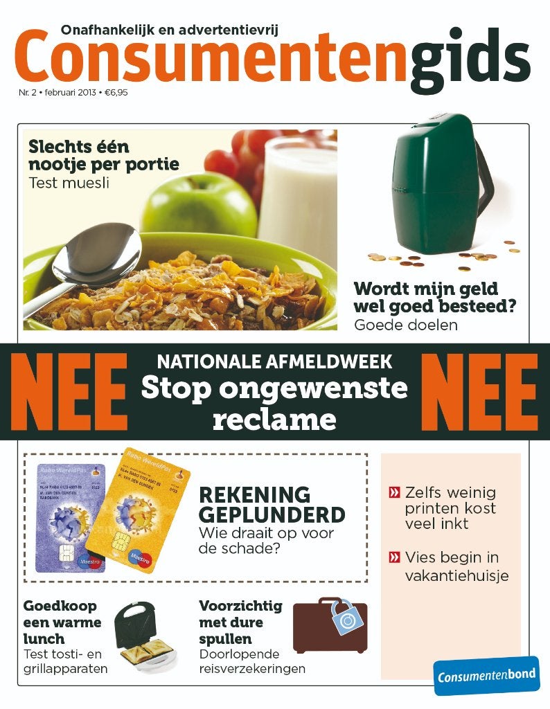 Consumenten consumentengids gezond gezondgids 2010 t/m 2025, Ophalen of Verzenden, Nieuw