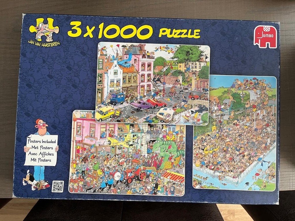 legpuzzel, Ophalen, 500 t/m 1500 stukjes, Gebruikt, Legpuzzel