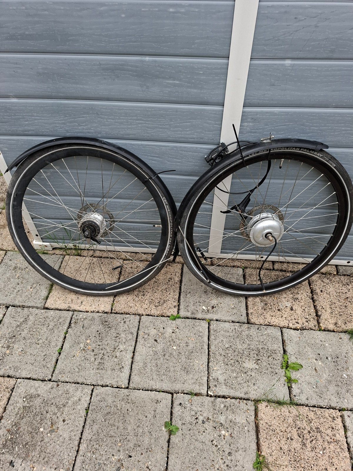 Forza E-bike Voor- en Achterwiel, Fietsen en Brommers, Fietsonderdelen, Gebruikt, Forza, Ophalen of Verzenden, Elektrische fiets