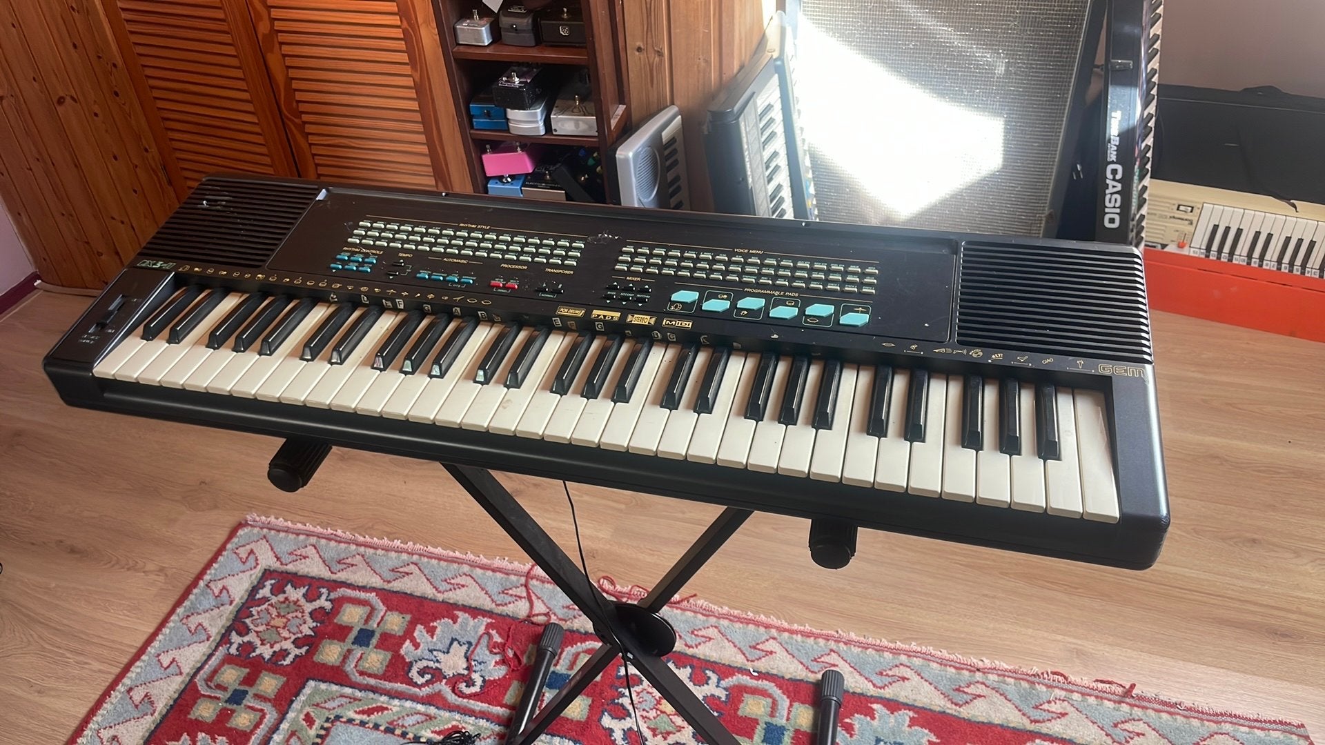 GEM PX 3-II vintage keyboard, Ophalen, Zo goed als nieuw, 61 toetsen