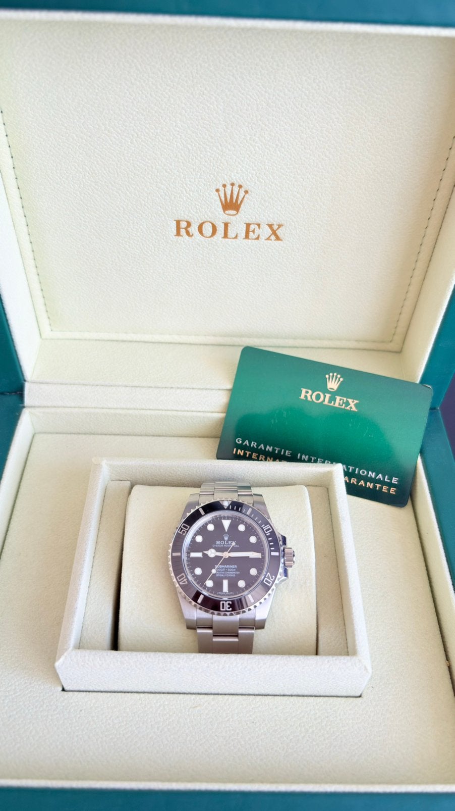 Rolex submariner no date 40mm, Staal, Polshorloge, Ophalen of Verzenden, Zo goed als nieuw