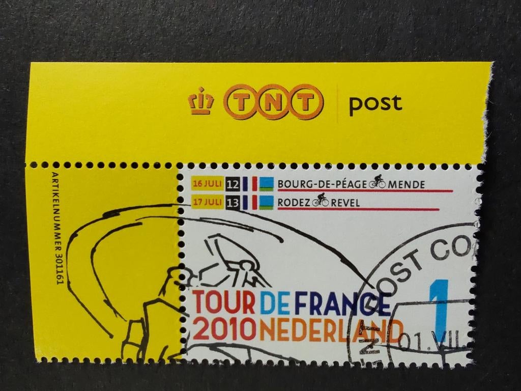 2720 tour de France 2010, Postzegels en Munten, Postzegels | Nederland, Ophalen of Verzenden