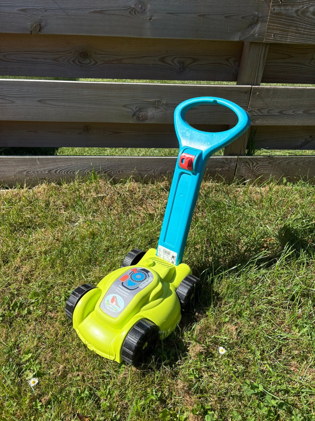 Speelgoed grasmaaier, Ophalen, Gebruikt