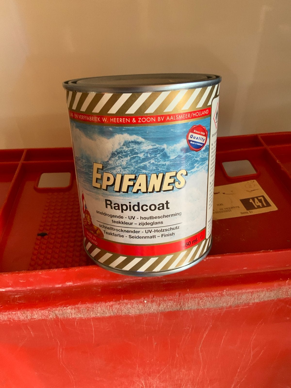 Epifanes Rapidcoat Teakkleur Zijdeglans Houtbescherming, Ophalen, Nieuw