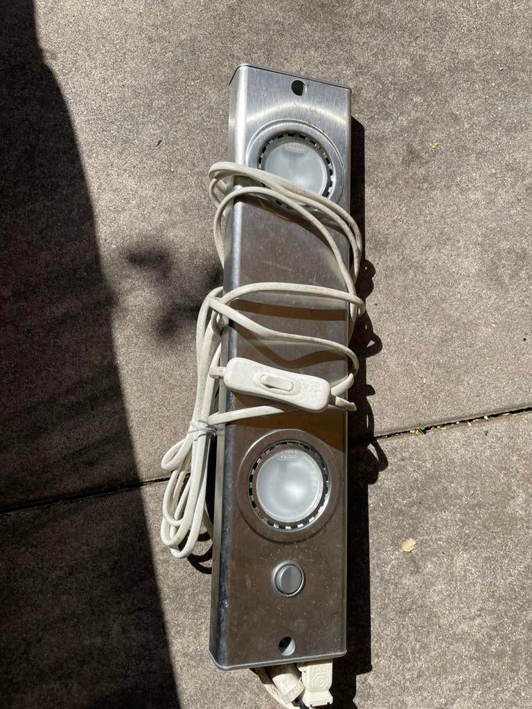 Ikea Grundtal lamp, Ophalen, Halogeen, Metaal of Aluminium, Zo goed als nieuw