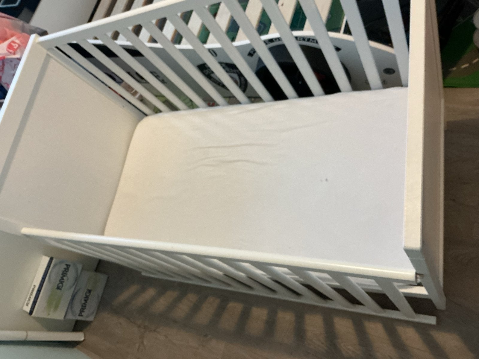 IKEA Sundvik Wit ledikant (gedemonteerd) incl matras, Ophalen, Gebruikt, Ledikant