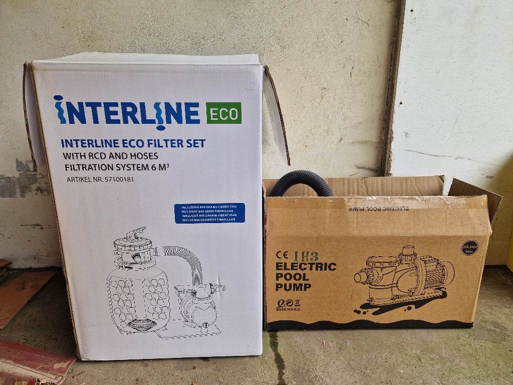 zwembadfilter en zwembadpomp voor groot zwembad., Ophalen, Gebruikt, Zwembadpomp
