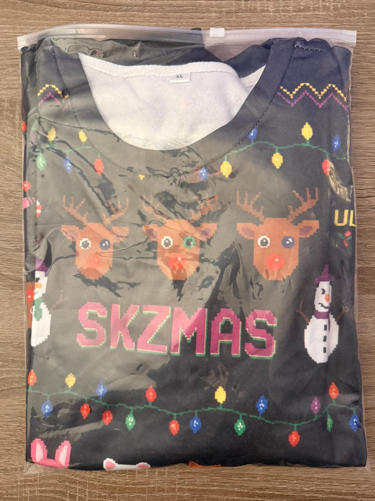 Stray Kids SKZOO SKZMAS kersttrui fanmade maat XL nieuw, Ophalen of Verzenden, Nieuw, Kleding
