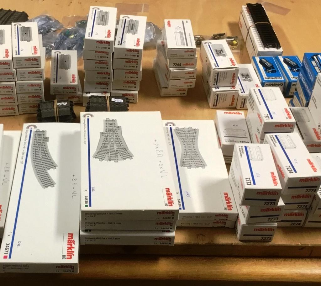 Märklin H0 C-RAILS - EL-WISSELS - RELAIS enz. los te koop, Hobby en Vrije tijd, Modeltreinen | H0, Wisselstroom, Gebruikt, Rails