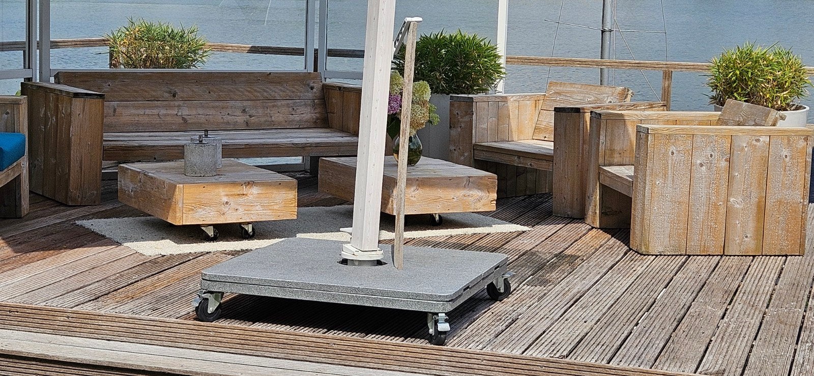 bankirai 40 stuks van 450cm, Gebruikt, Minder dan 25 mm, Ophalen of Verzenden, Minder dan 200 cm
