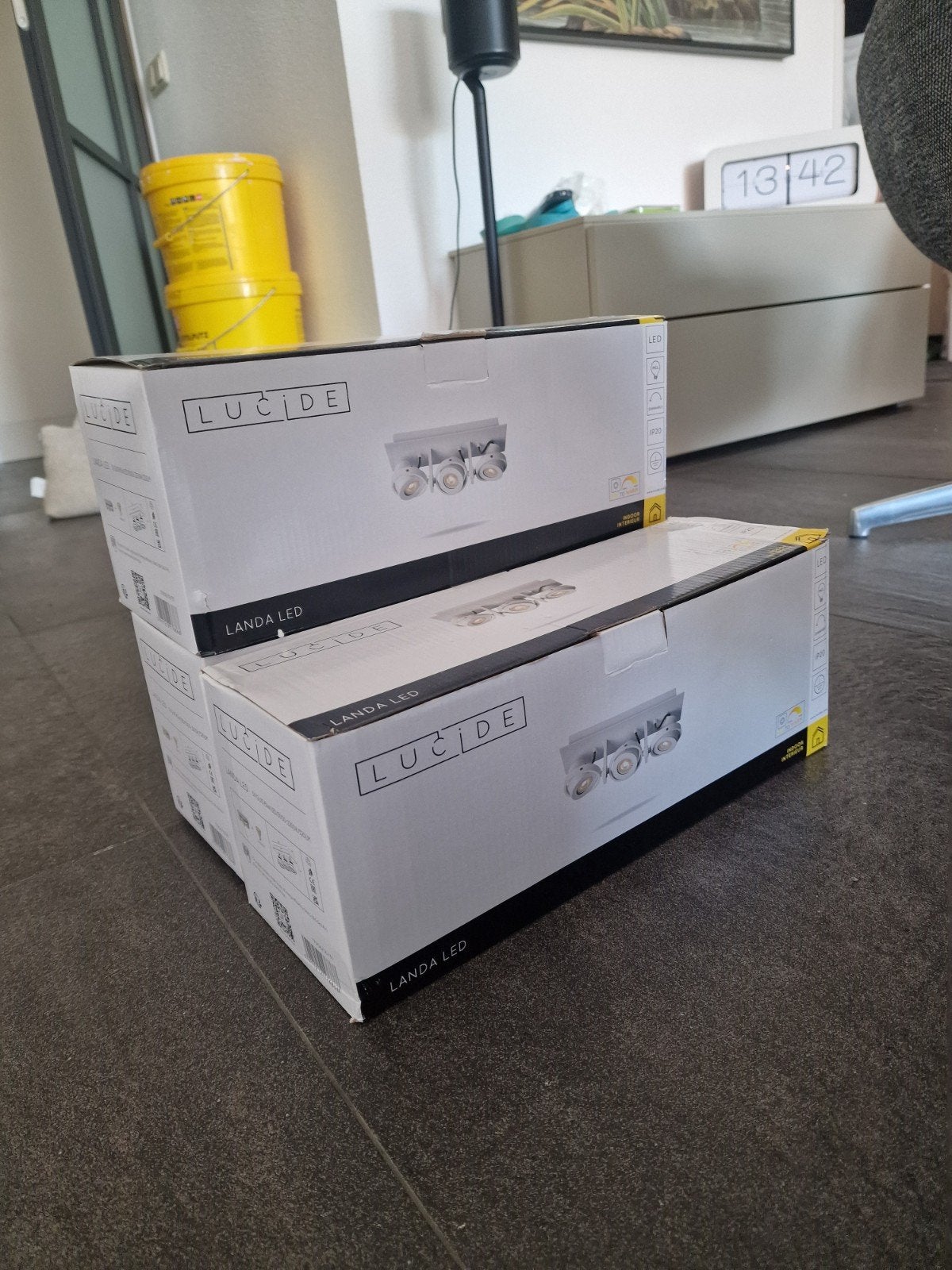 Lucide Landa LED plafondspot – Wit – €45 per stuk. 3 stuks, Ophalen of Verzenden, Nieuw