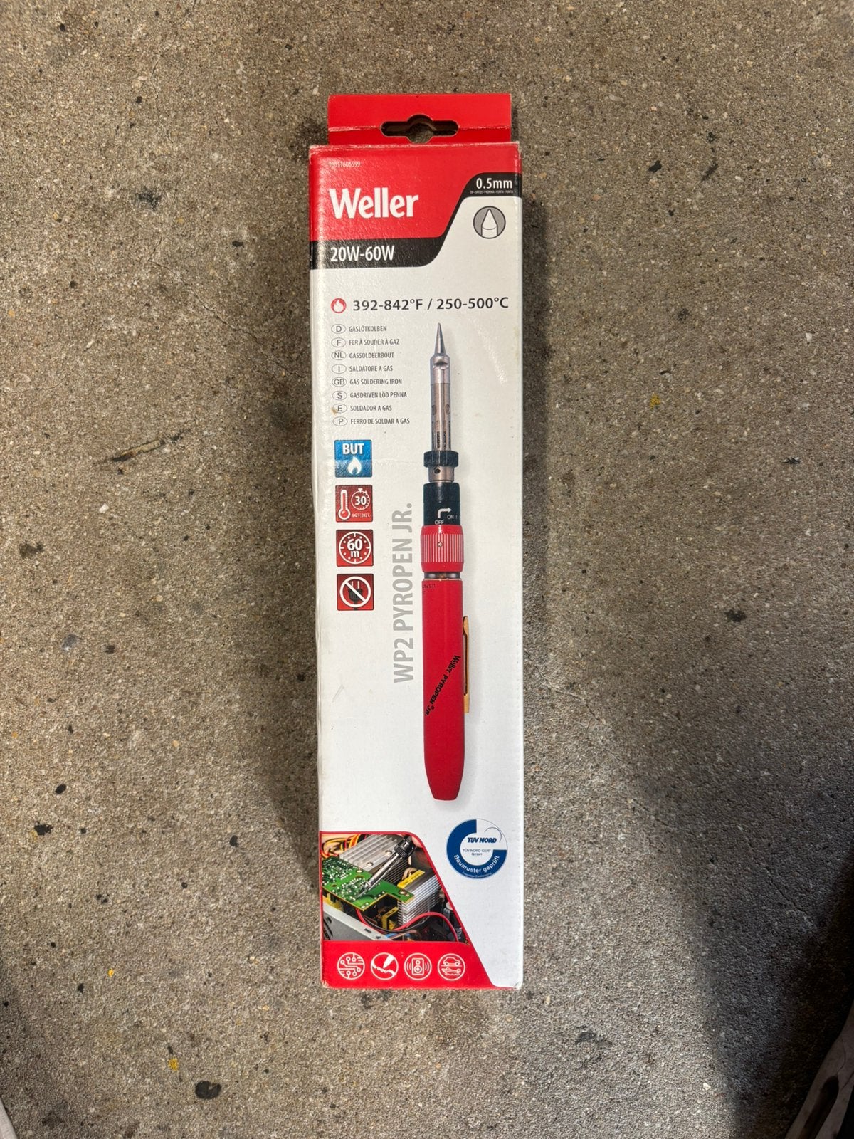 Weller gassoldeerbout WP2 pyropen JR nieuw, Ophalen of Verzenden, Nieuw