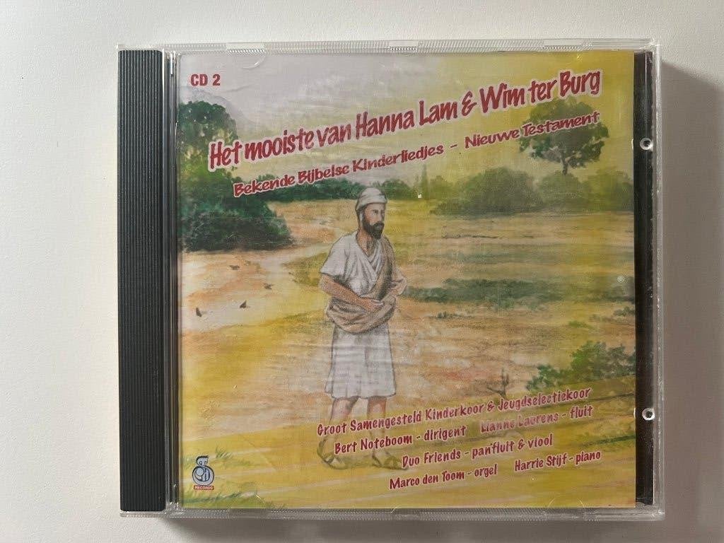 Hanna Lam Wim ter Burg CD 2 Bijbelse Kinderliedjes NT, Ophalen of Verzenden, Gebruikt, Koren of Klassiek, Album
