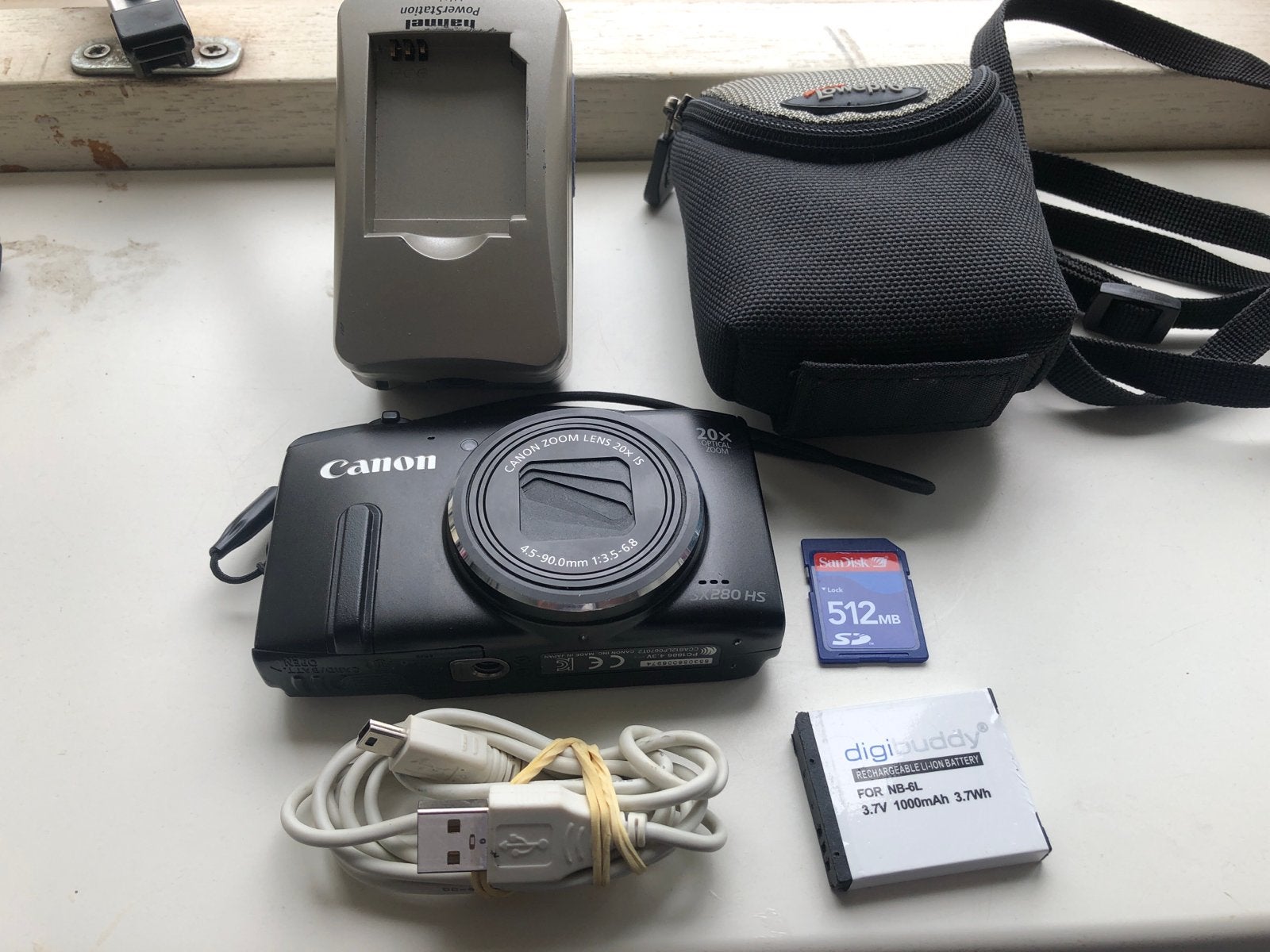 Canon PowerShot SX280 HS Compactcamera met 20x zoom, Gebruikt, Canon, Beeldstabilisatie, Ophalen of Verzenden