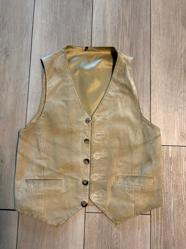 C&A suède look gilet - Beige, Kleding | Dames, Bodywarmers, Ophalen of Verzenden, Zo goed als nieuw, Maat 38/40 (M), Beige